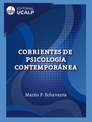cover image of Corrientes de psicología contemporánea